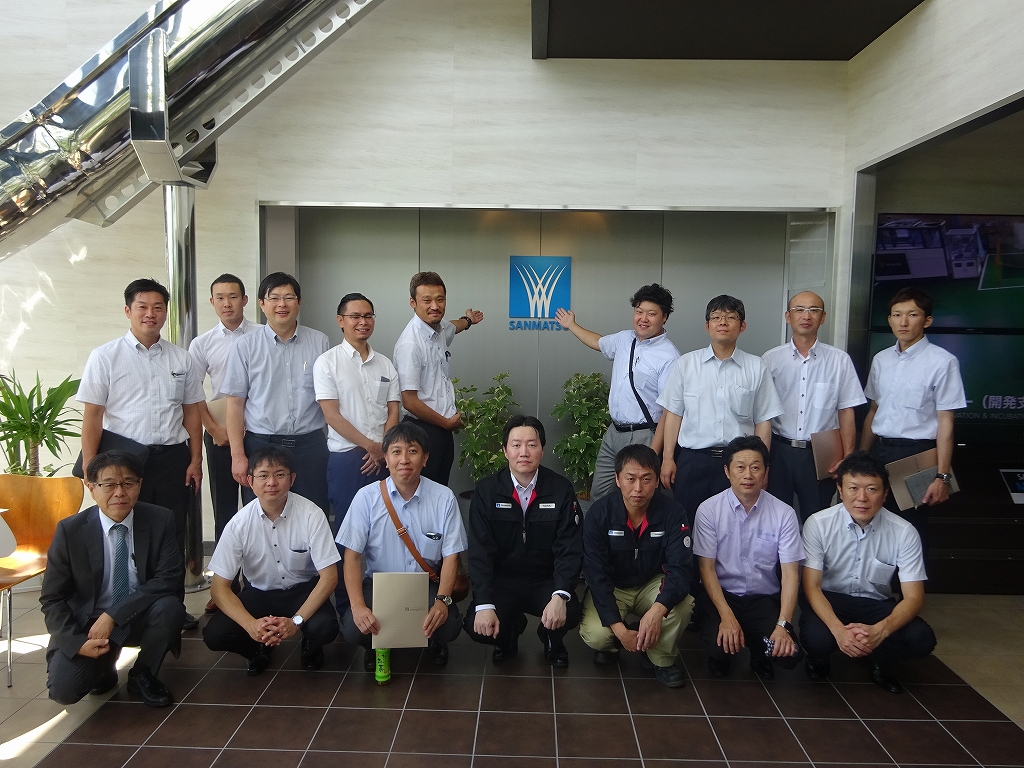 九州シートメタル工業会会員2社工場見学及び企画推進委員の方々と交流会